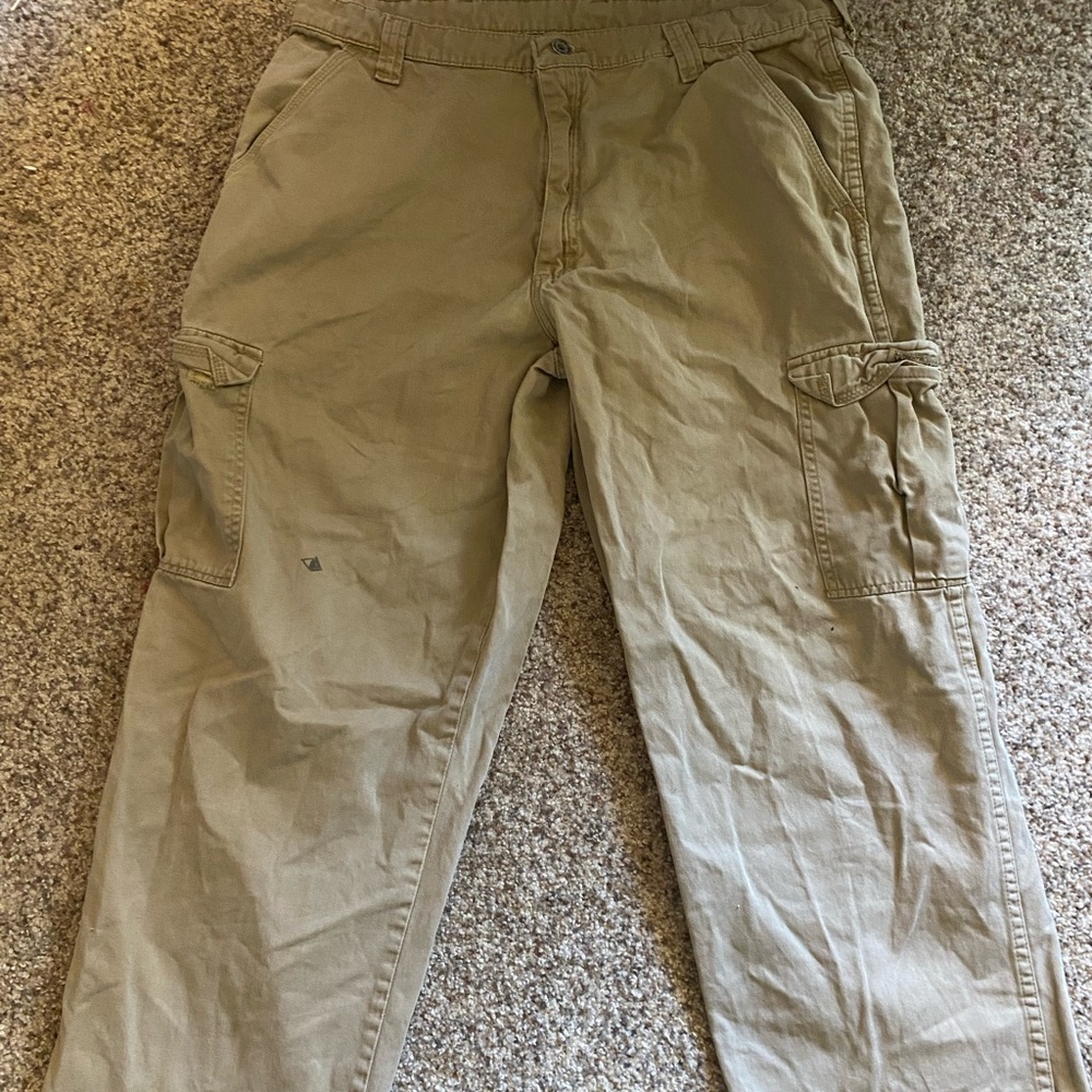 Men's Tan Cargo Pants
